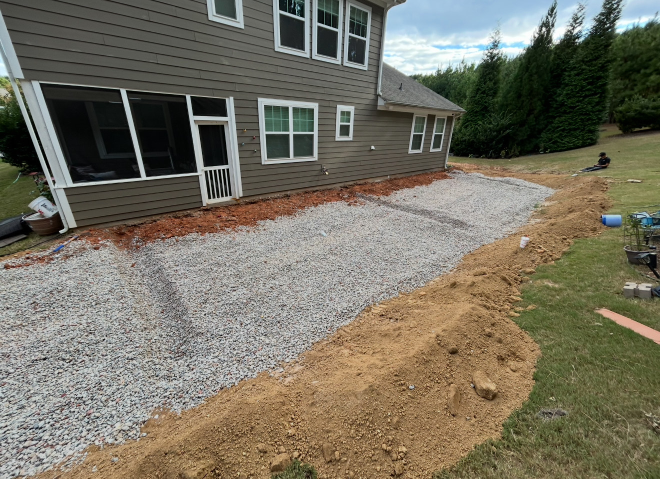 Protecting the Property First — step 04 of a Local Driveway Co project in Charlotte, NC